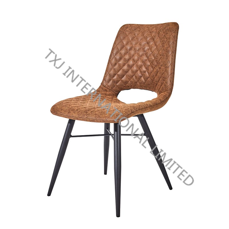 High definition Office Coffee Table - TC-1875 Miami PU Dining Chair With Black Powder Coating Legs – TXJ