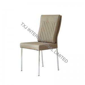TC-1781 PU Dining Chair with Chromed Frame
