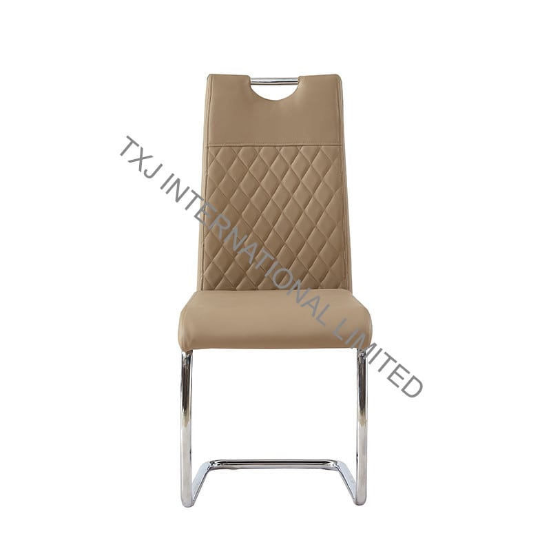 BC-1758 PU Dining Chair With Chromed Frame Featured Image
