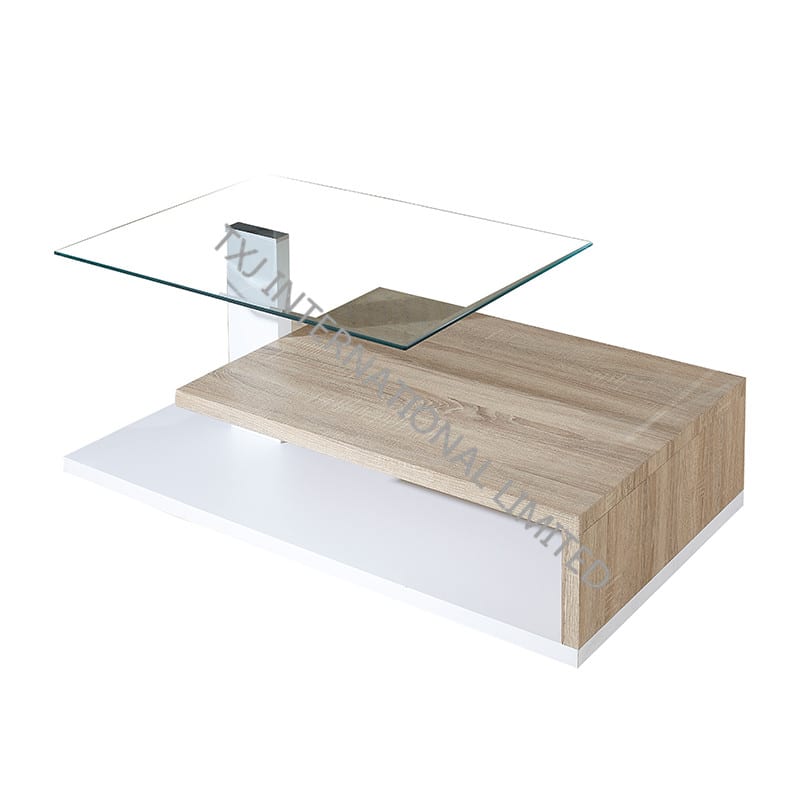 BT-1430 Tempered Glass Coffee Table With MDF Frame Featured Image