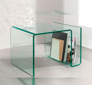 A kind of transparent sentiment — glass furniture