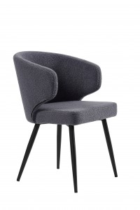 Promotional Dining Chair TC-2158 With Teddy fabric