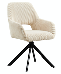 TC-2242 office chair dining chair white velvet stylish good quality