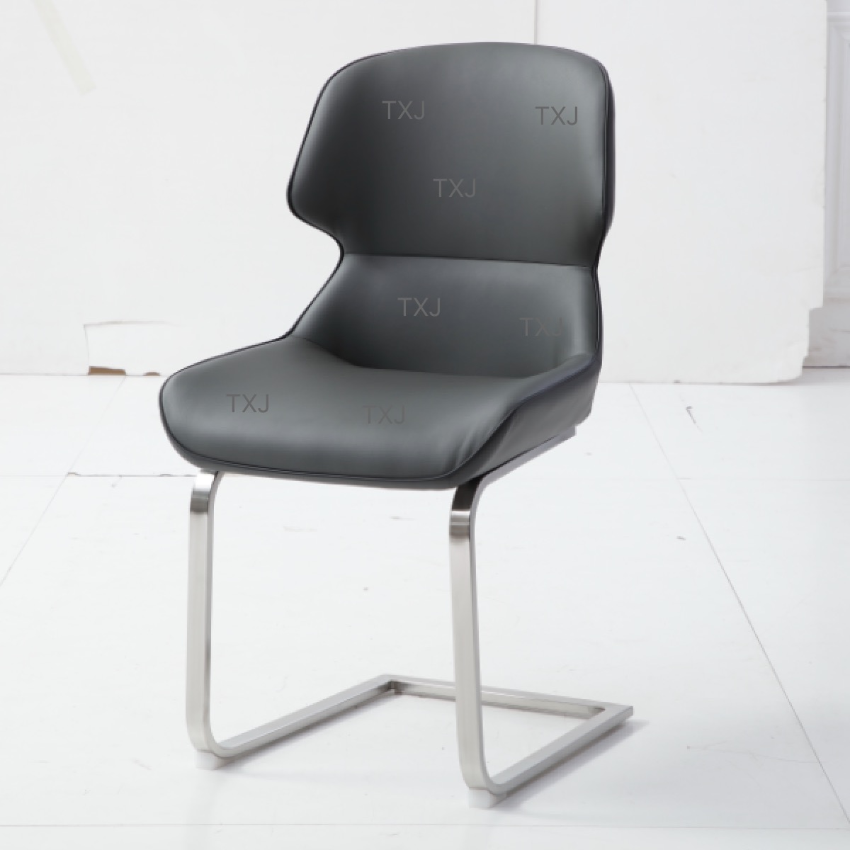 TXJ New Dining Chair Willow with PU and Brushed stainless steel Featured Image