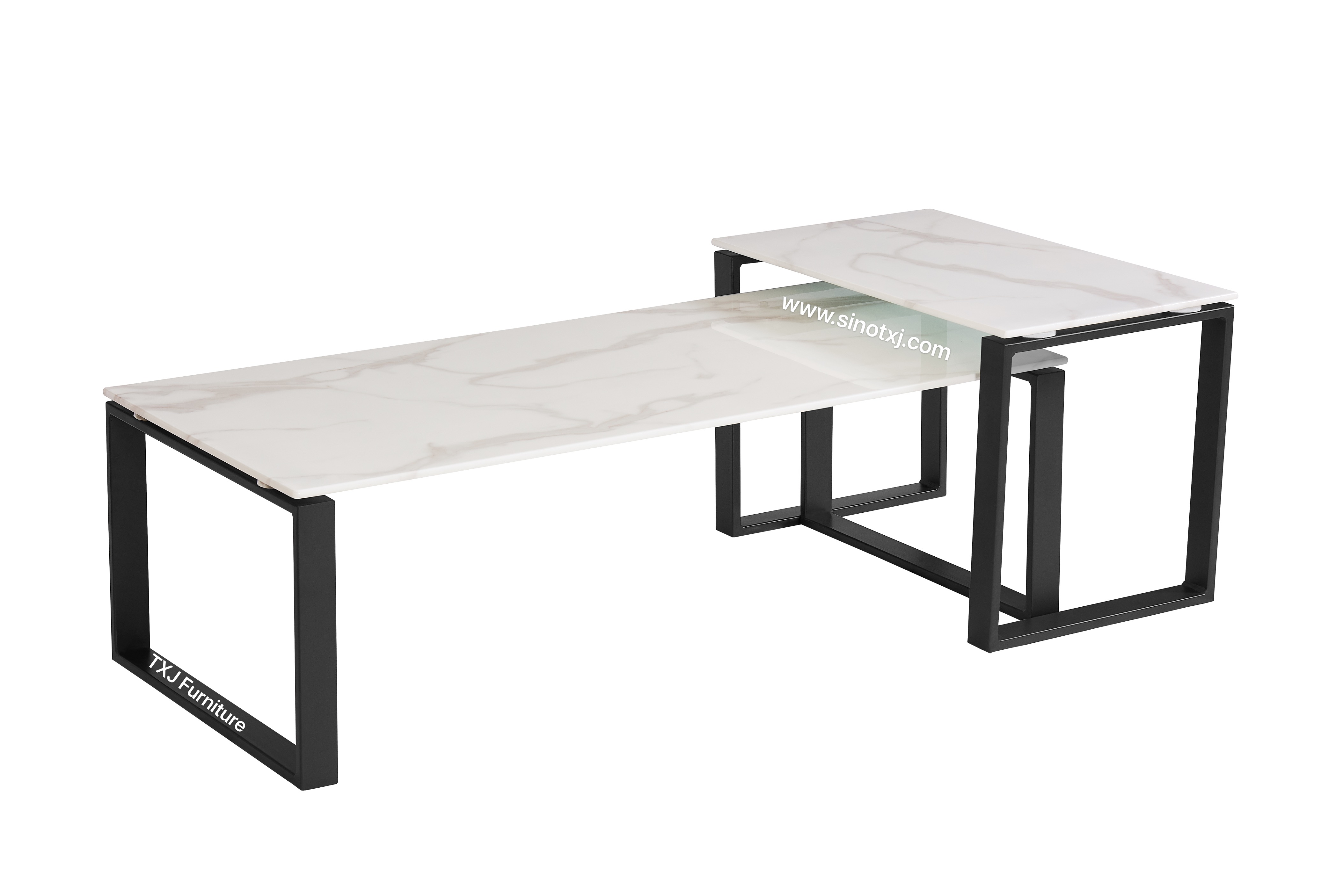 Marble looking MDF with Paper veneer Coffee tables TT-2052 Featured Image