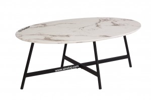 Marble looking MDF with Paper veneer Coffee tables TT-2053