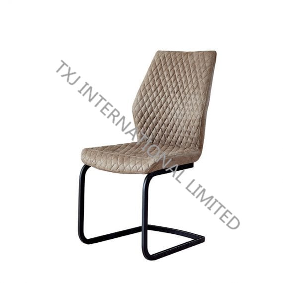 TC-1736 Vintage PU Dining Chair With Black Color Frame Featured Image