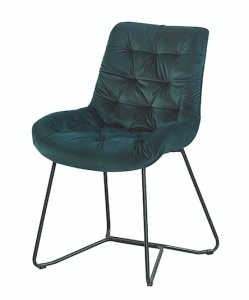 TC-1913 dining chair with metal frame