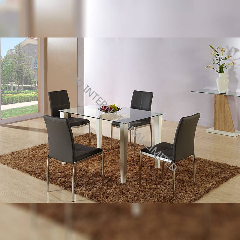BD-1508 Tempered Glass Dining Table Featured Image