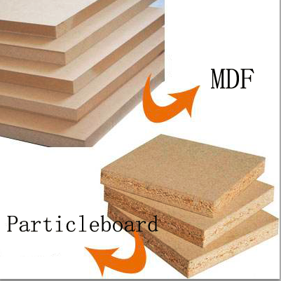 Difference between MDF and Particle Board