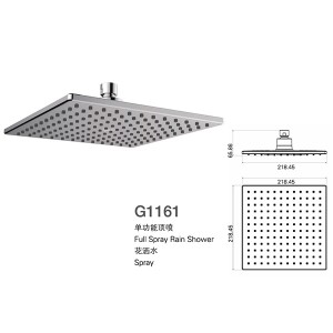 Hot sale custom square hand shower G1161 showerhead