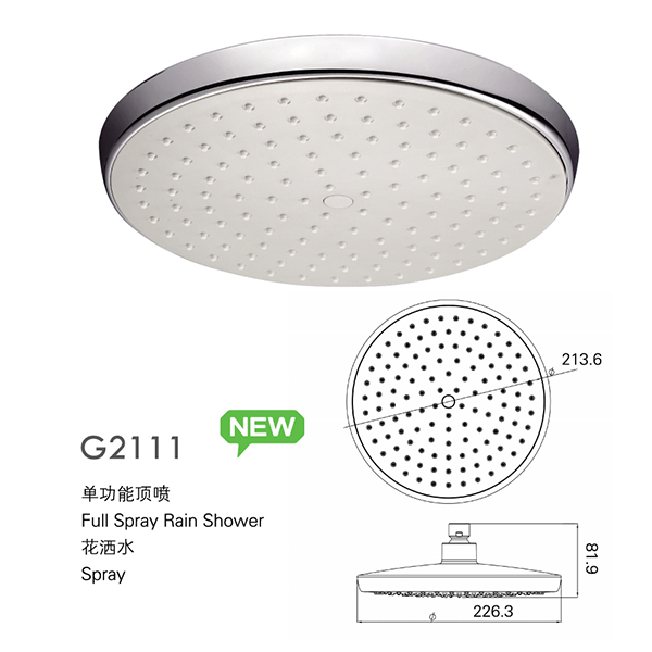 Massive Selection for Hot Cold Water Taps - SINYU shower of G2111 Showerhead  – Sinyu detail pictures