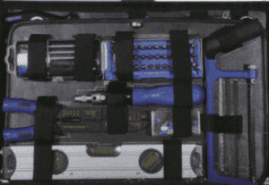 TCA-003A-121 Aluminum Case with Professional Tool Set