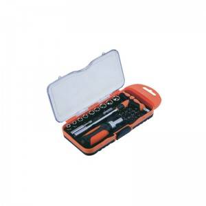 TCC-012A-29 Injection molding tool box with Ratchet Precision socket and bit set