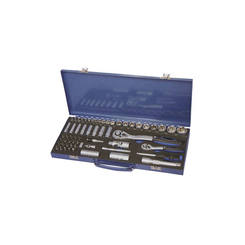 TCE-005A-460 Iron tool case with Professional socket set