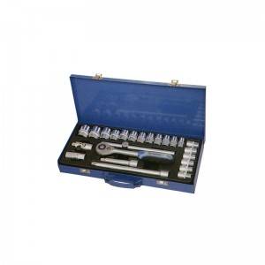 TCE-008A-424 Iron tool case with Professional socket set