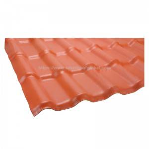 PVC RESIN ROOFING SHEET ANTI-CORROTION WITH ASA COATING