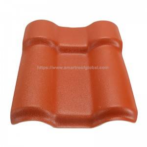 ASA Coated Plastic Synthetic Resin Roof Tile