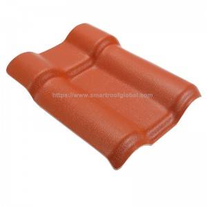 ASA Coated Plastic Synthetic Resin Roof Tile