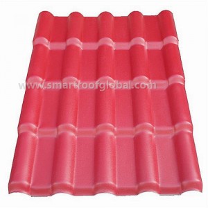 Factory making Roofing Materials - Red Color Synthetic Resin Roof Tile – Smartroof