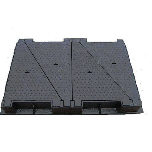 China Manufacturer for Drain Part Of Toilet - Square manhole cover with 4 wings – SNODE