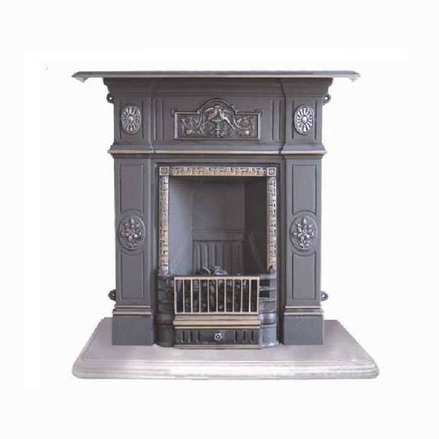 Chinese wholesale Cast Iron Fireplace Insert - Cast Iron Wood Fireplaces FP12 – SNODE