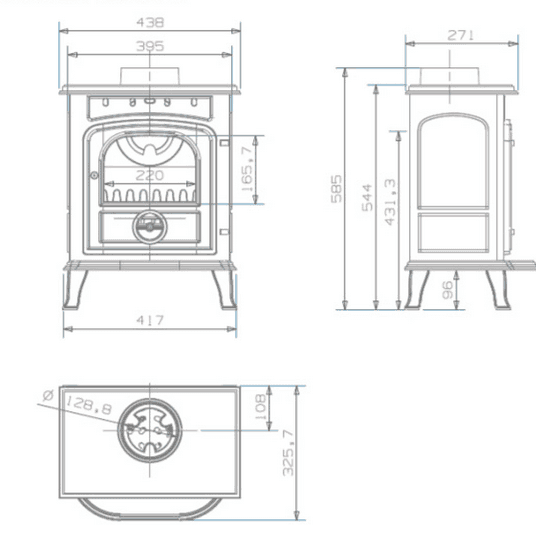 Popular Design for Investment Casting Foundry - Cast Iron Wood Burning Stoves SNT-X11 – SNODE detail pictures