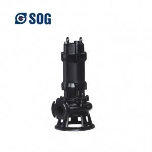 High Quality Electric 5hp submersible pump price  WQ Non Clogging Submersible Vertical Centrifugal Sewage Pump