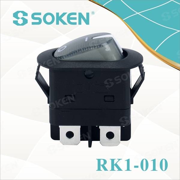Dpst Light Rocker Switch with Kc Certificate 16A 250VAC