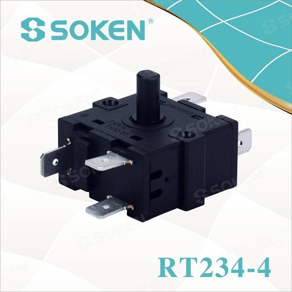 Nylon Rotary Switch with 4 Positions (RT234-4)