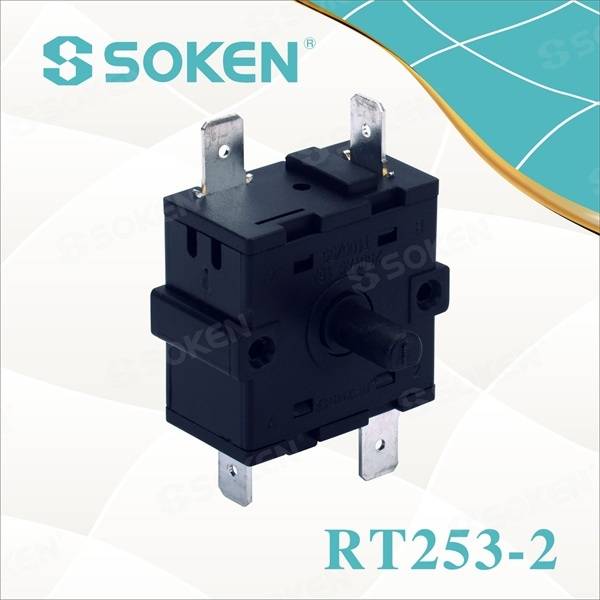 Nylon Rotary Switch with 6 Position (RT253-2)
