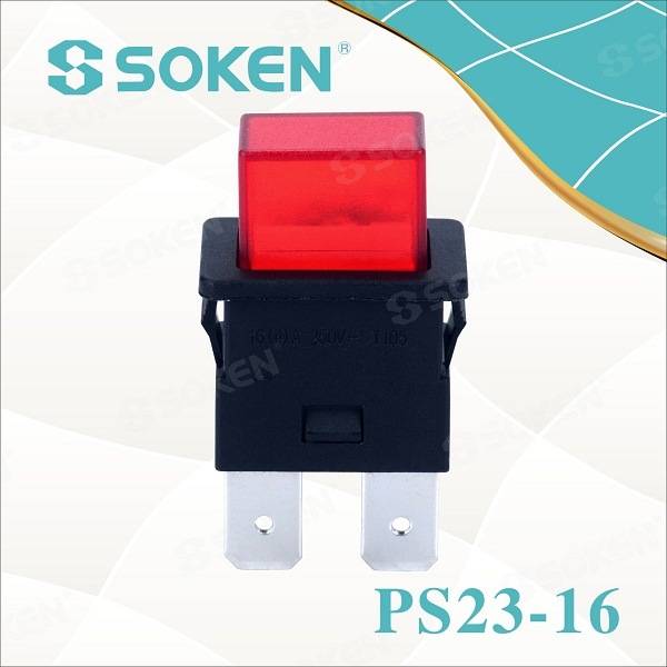 Power Switch Self-Locking/Reset Push Button Switch T125/55