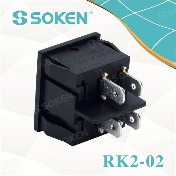 Rk2-02 on off on 6 Pins Rocker Switch CQC
