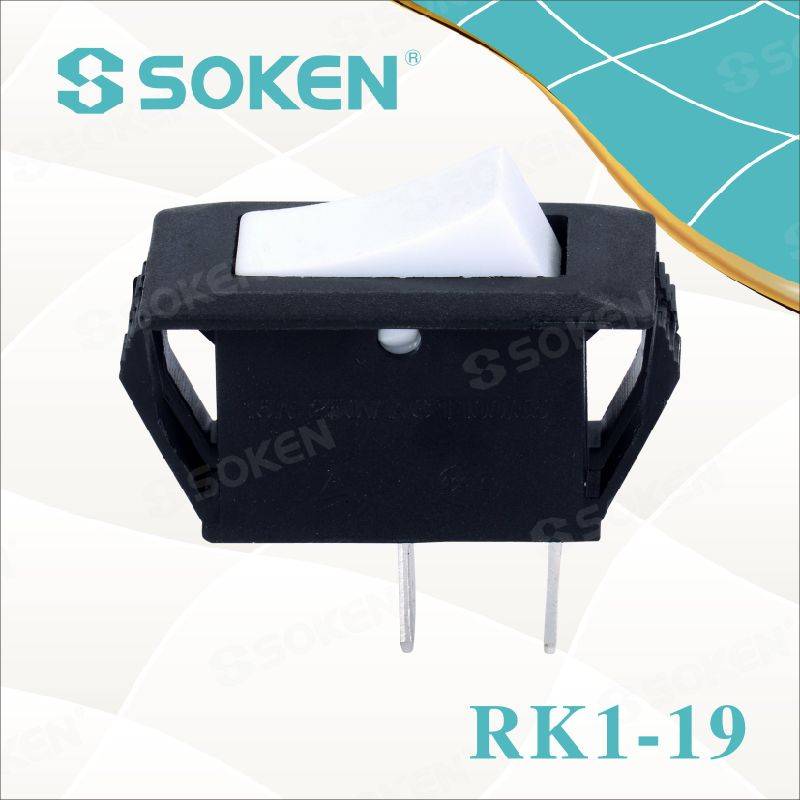 Soken 2 Pin Rocker Switch Rk1-19 1X1