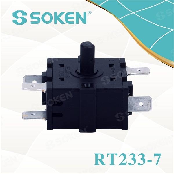 Soken Electric Oven 4 Position Rotary Switch 16A 250V T100
