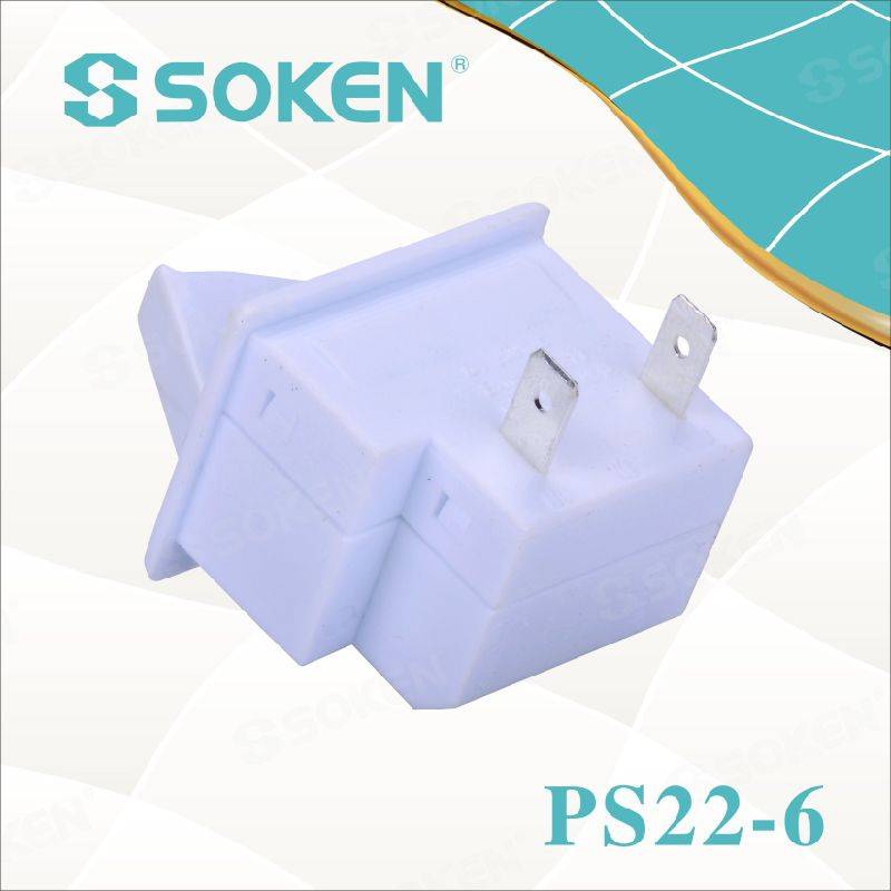 Soken Refrigerator Door Lamp Push Button Switch PS22-6