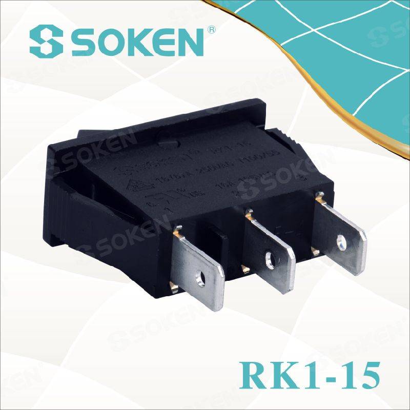 Soken Rk1-15 1X1n Lens on off Rocker Switch