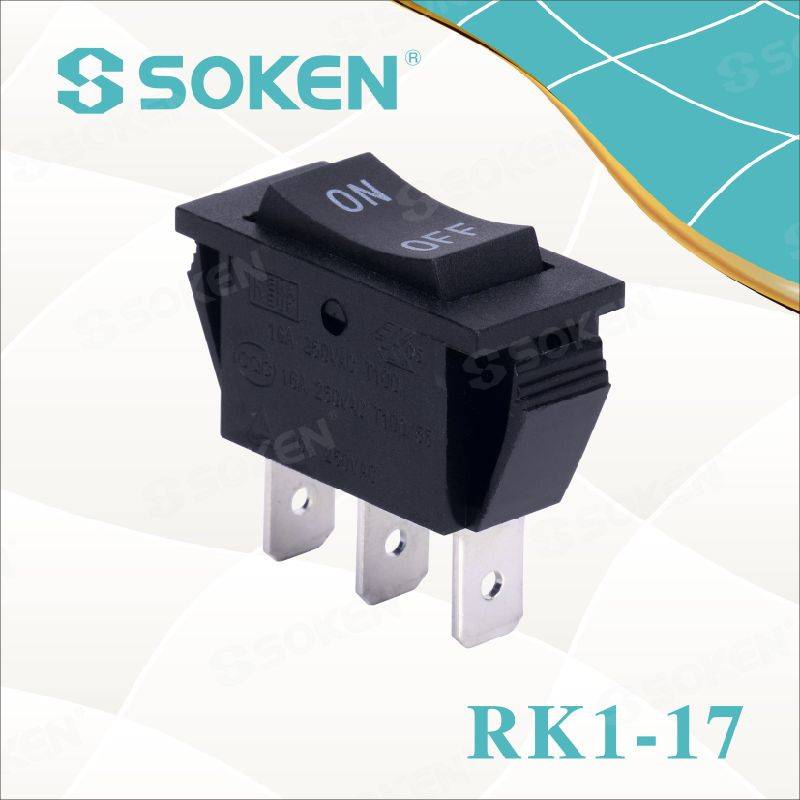Soken Rk1-17 1X3 on off on 3pins Rocker Switch