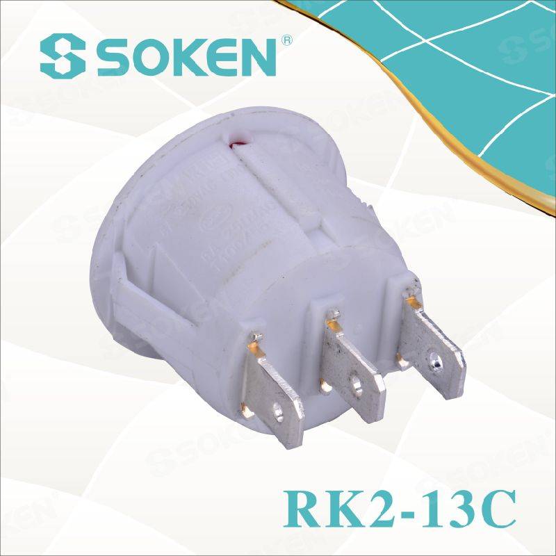 Soken Rk2-13c Round on off Rocker Switch