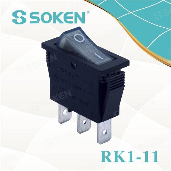 Soken RoHS UL Snap in Rocker Switch T85/Defond Switches