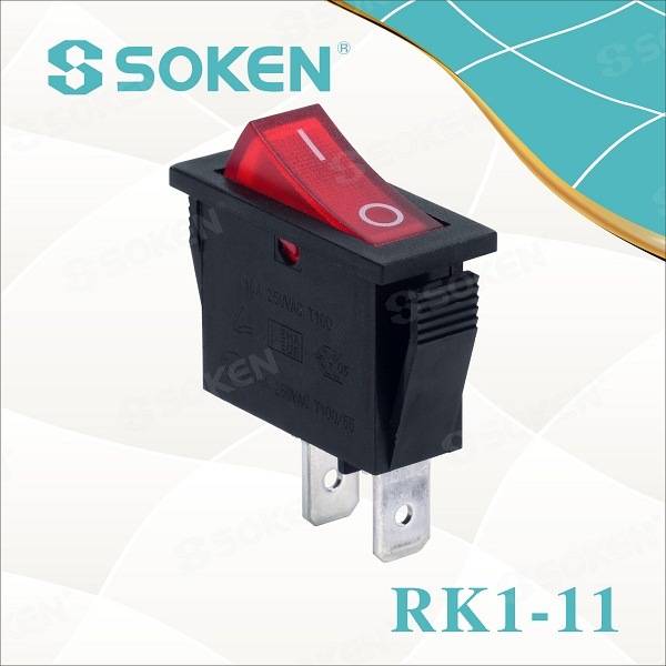 Soken RoHS UL Snap in Rocker Switch T85/Defond Switches
