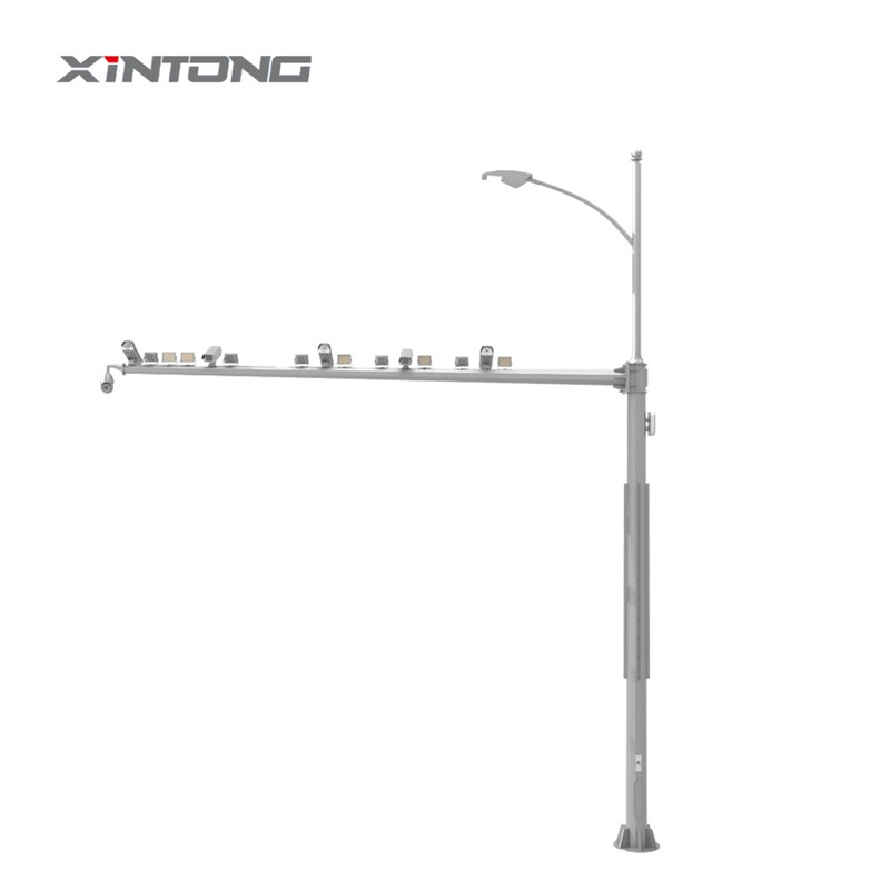 10m 12m Hot Dip Galvanized Street Lighting Pole
