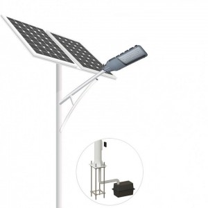 Factory Free sample  40W LED Solar Street Lights  - Road Smart Solar Panel Power High Lumen Solar Street Light  – Xintong