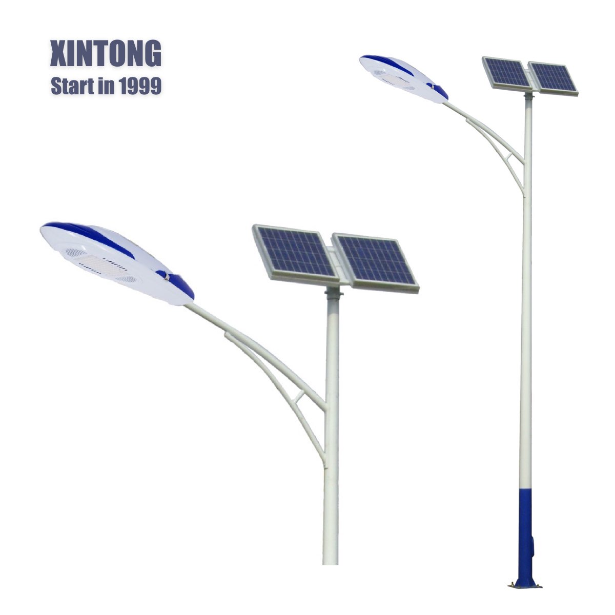 High bright solar street lamps with led power