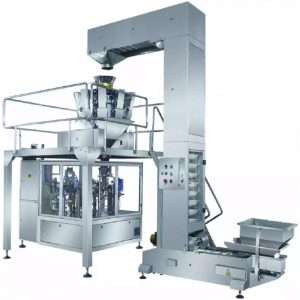 SNACK WAFERS POUCH FILLING SEALING MACHINE SNACK BISCUITS PREMADE POUCH PACKING MACHINE