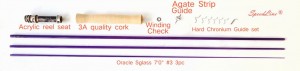 SPEED LINE ORACLE 7‘0” #3 FLY ROD BUILDING SET