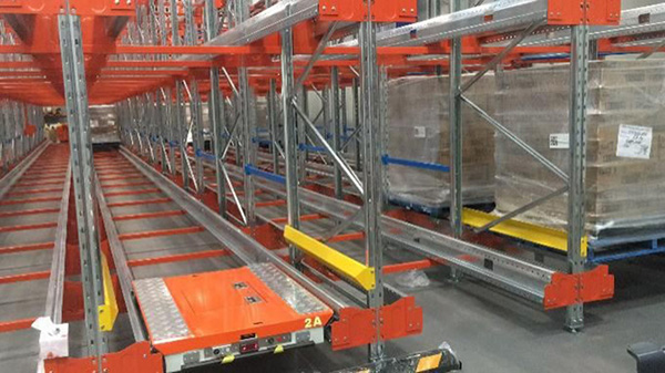 Shuttle pallet Racking System for food storage in Singapore