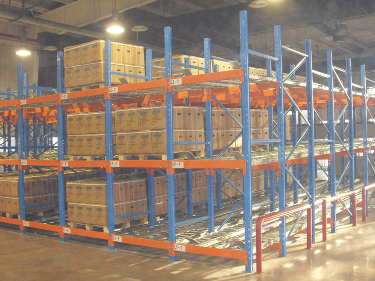 Cheapest Factory Galvanized Steel Storage Shelf Upright - Pallet Live Storage Racking System – Spieth
