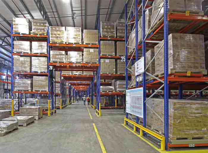 What is Gravity Flow Pallet Racking?