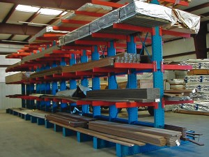 Spieth Storage Heavy duty cantilever racking system